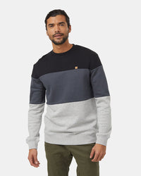 Tentree TreeFleece Blocked Classic Crew - Men's - Final Clearance